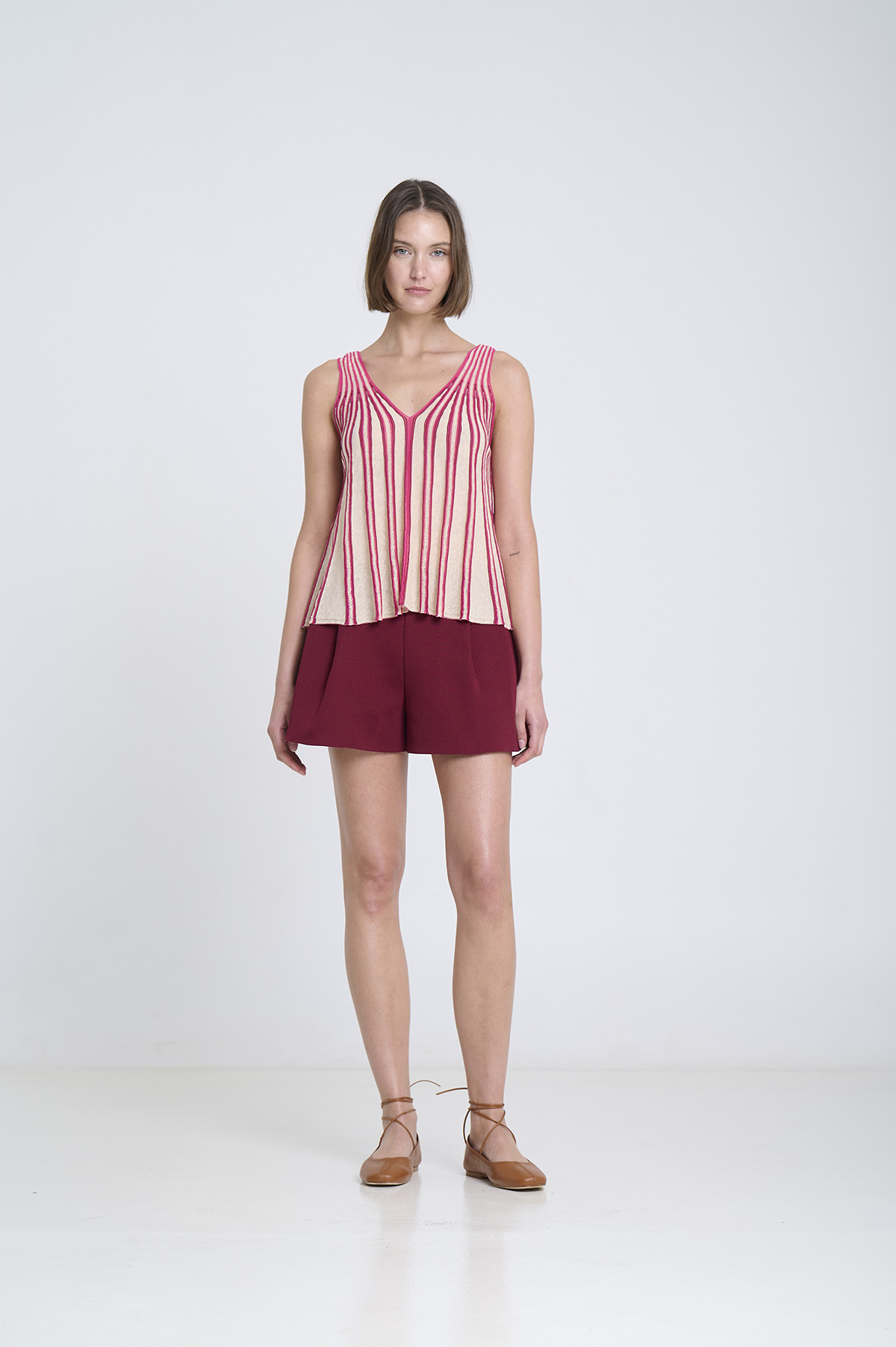 Shorts de punto compacto 2