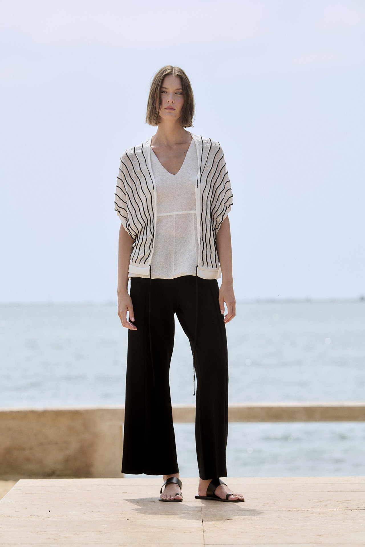 Chaleco de punto con volantes | ICONIC PIECES