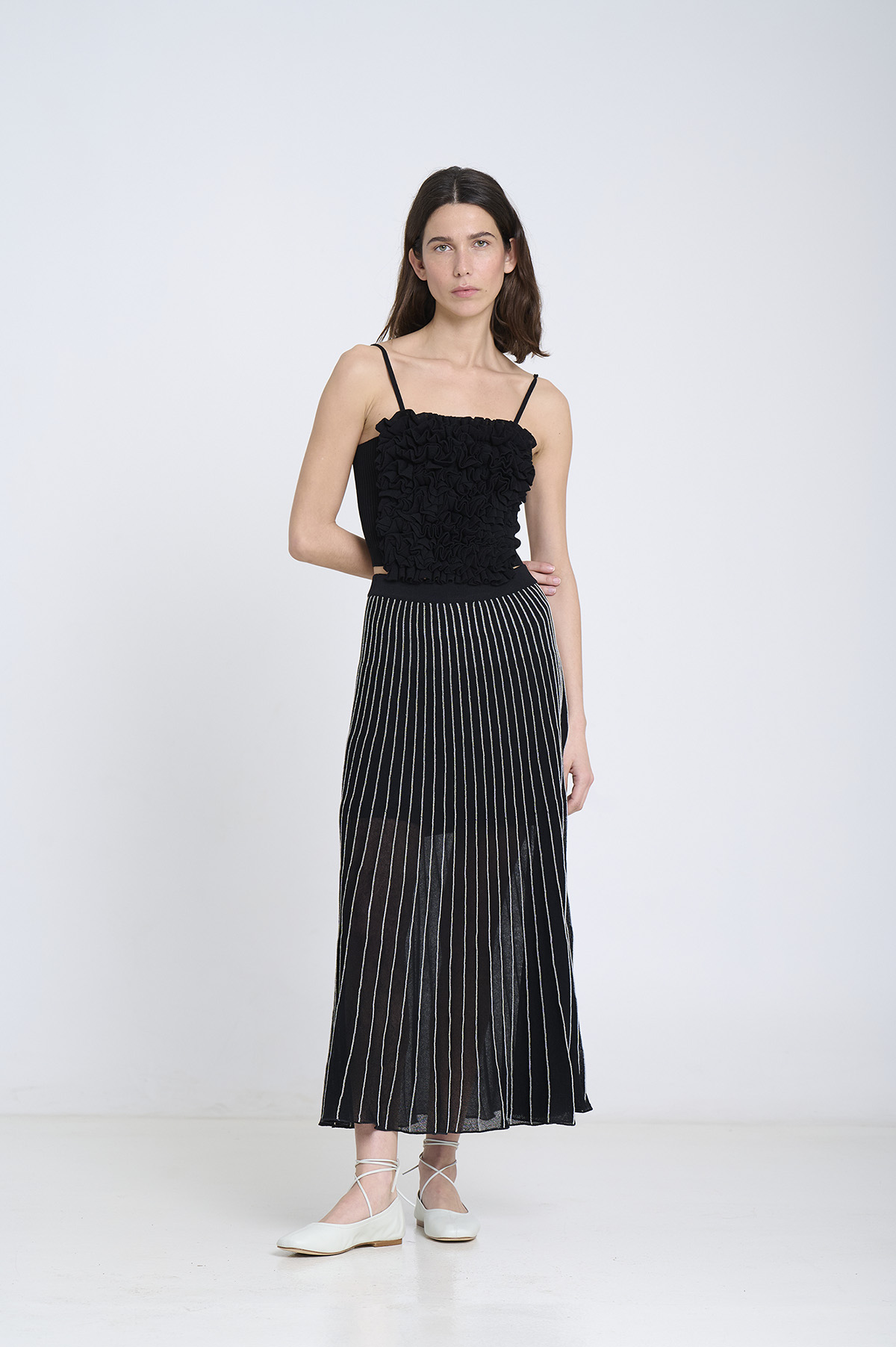 Falda midi radial | ICONIC PIECES