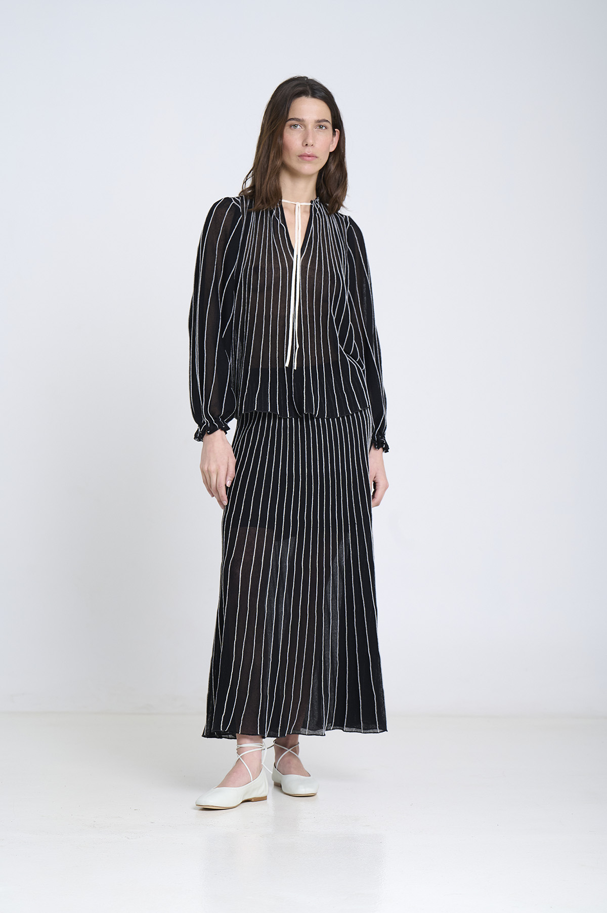 Radial knitted blouse | ICONIC PIECES