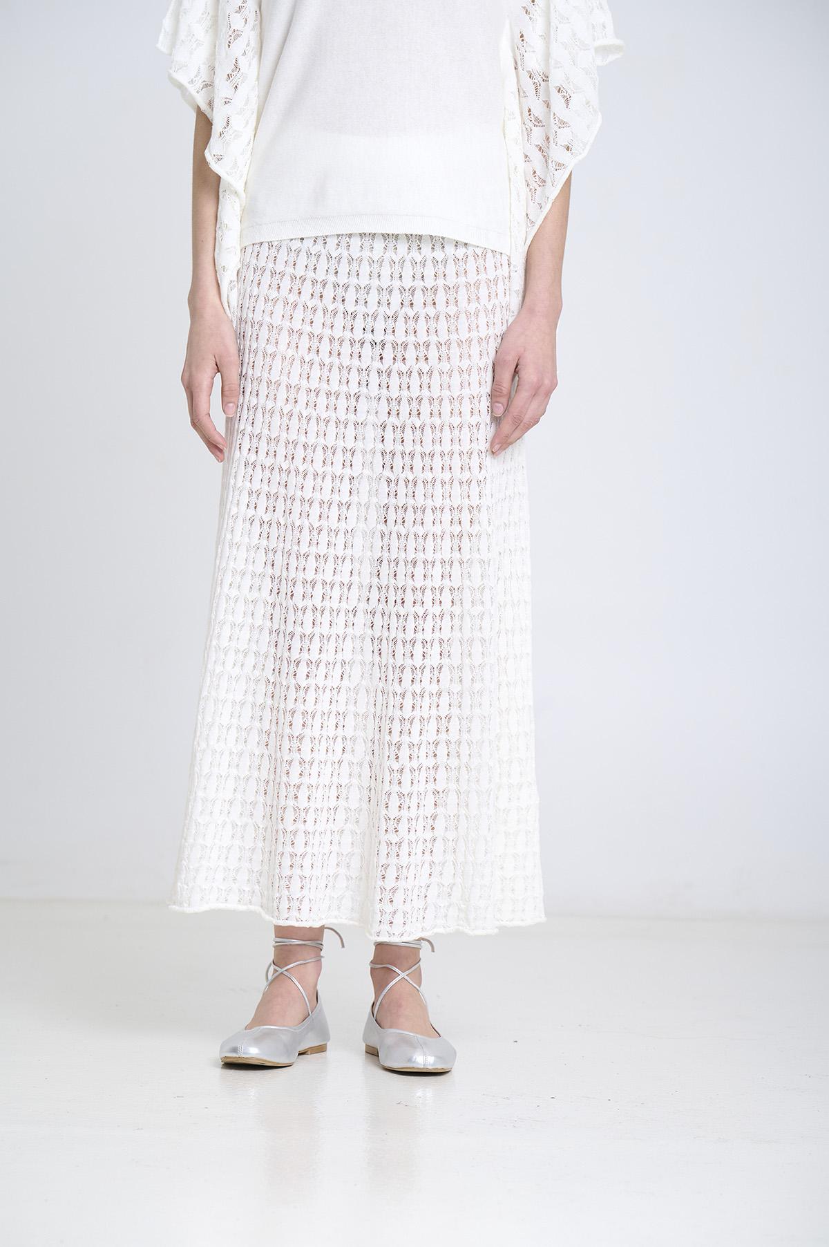 Falda de punto calada 1