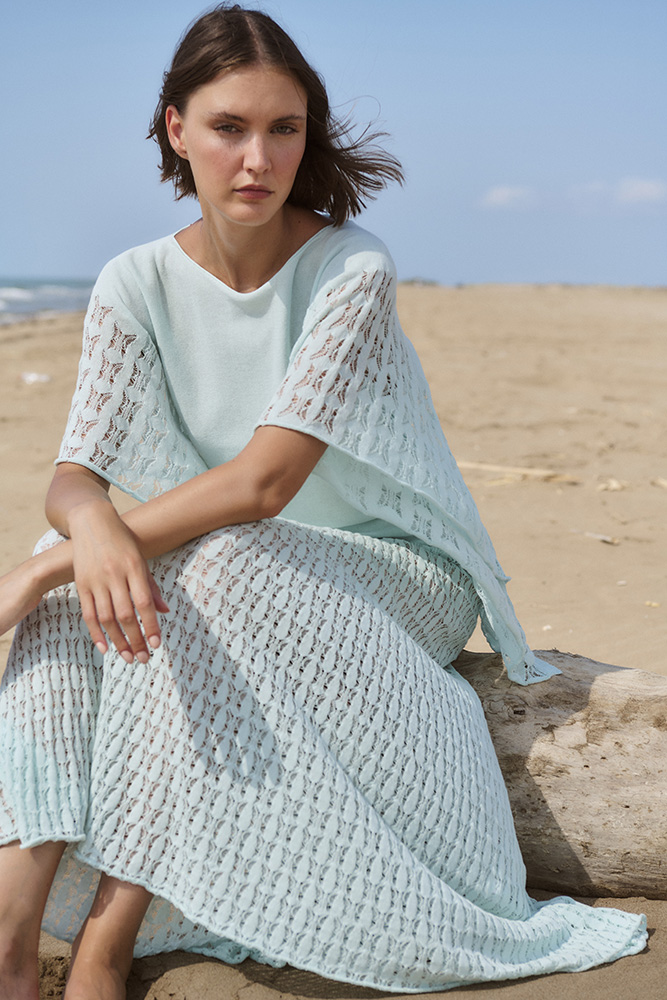 Openwork knit skirt 3