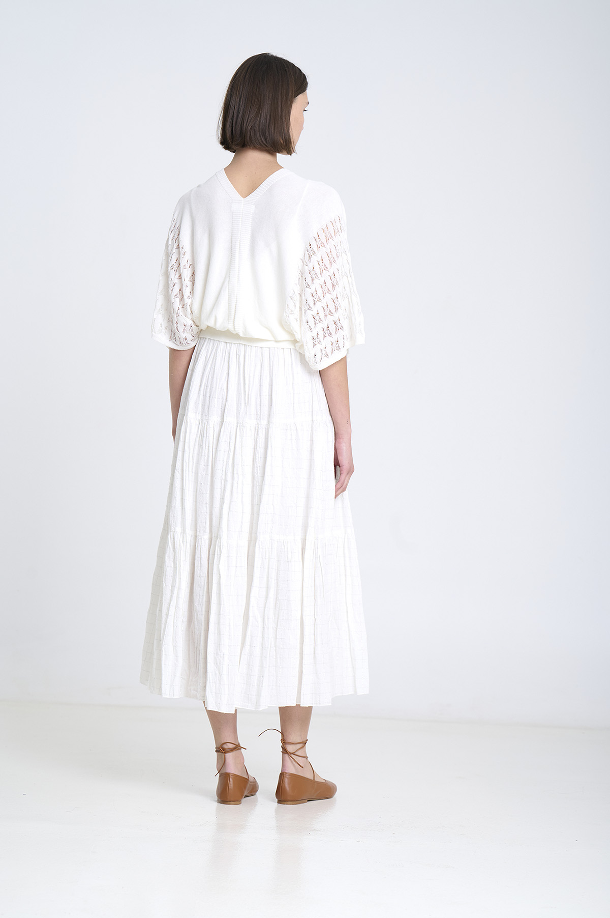 Chaleco de punto con laterales calados 3