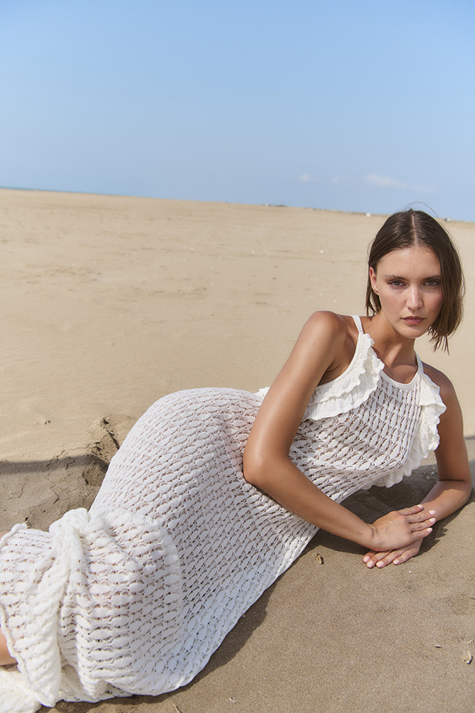 Openwork knit dress 3