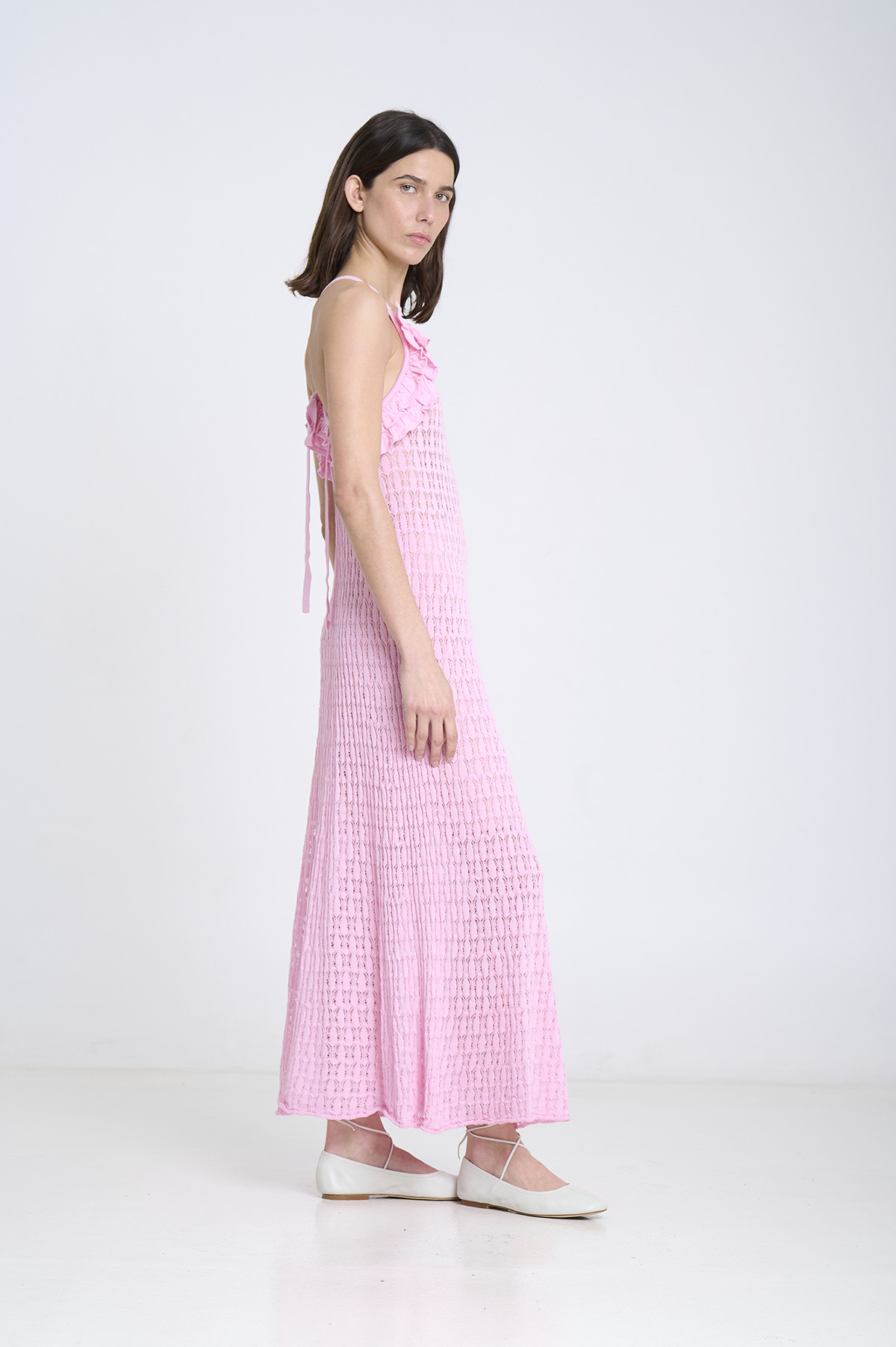 Vestido de punto calado 1