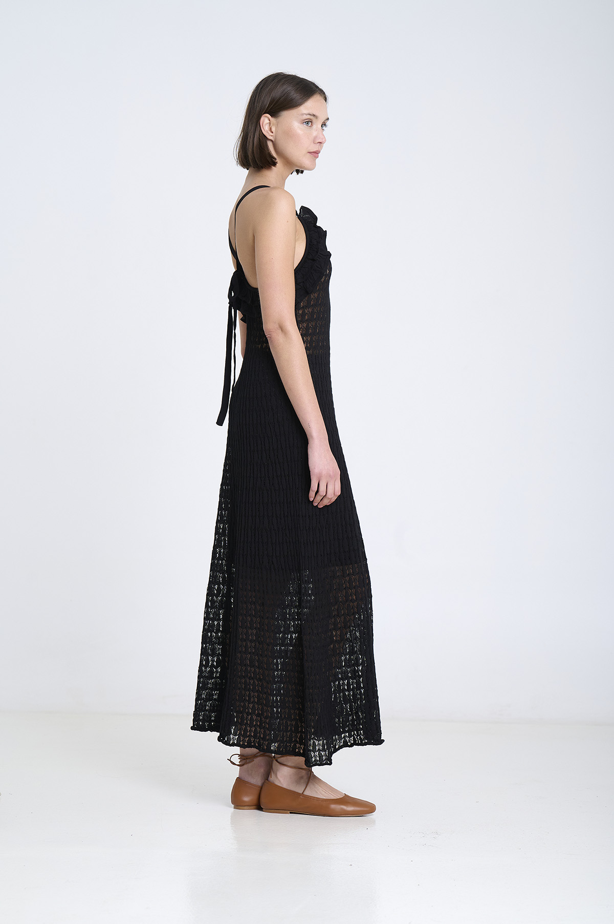 Vestido de punto calado 1