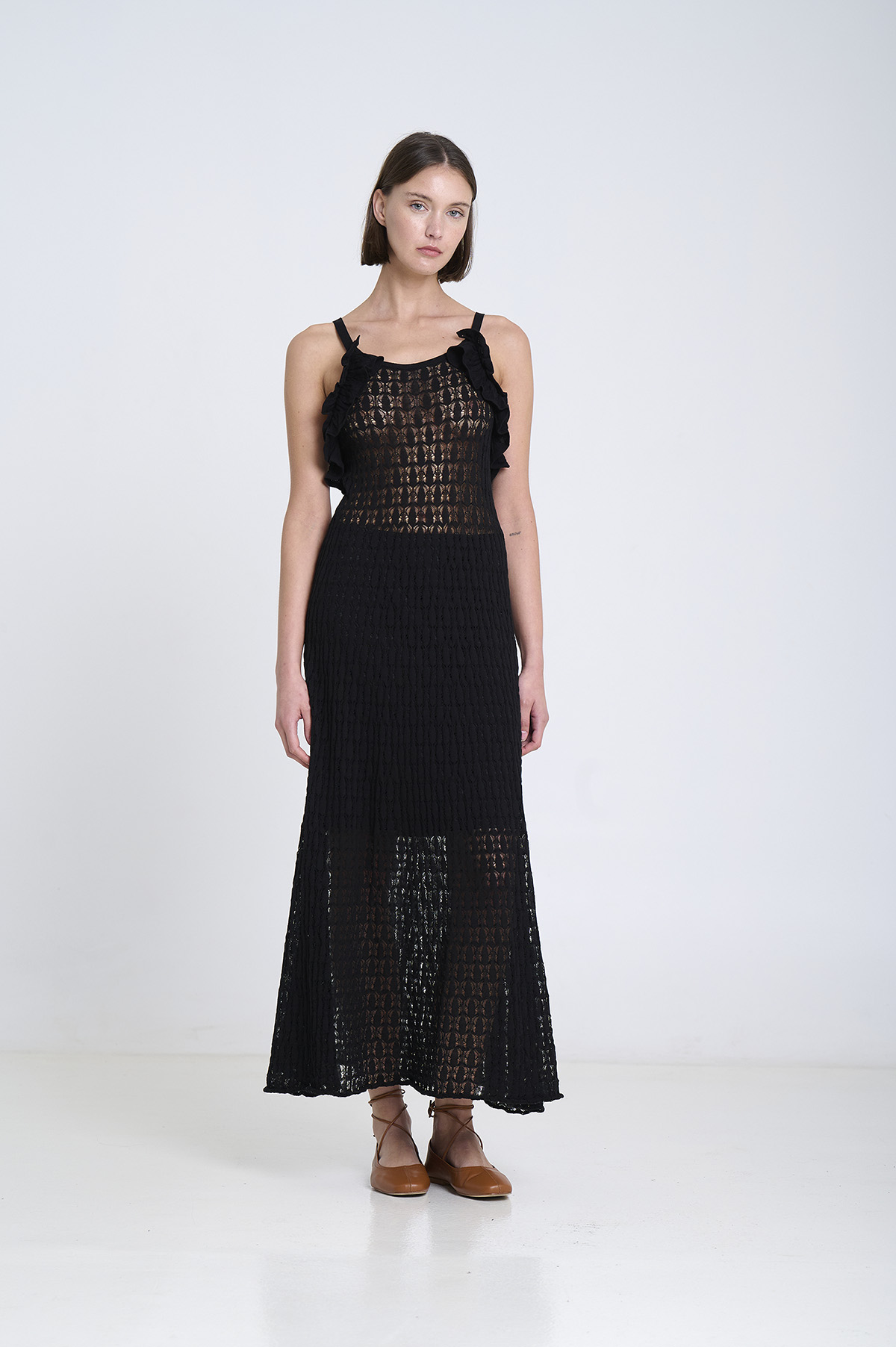 Vestido de punto calado 4