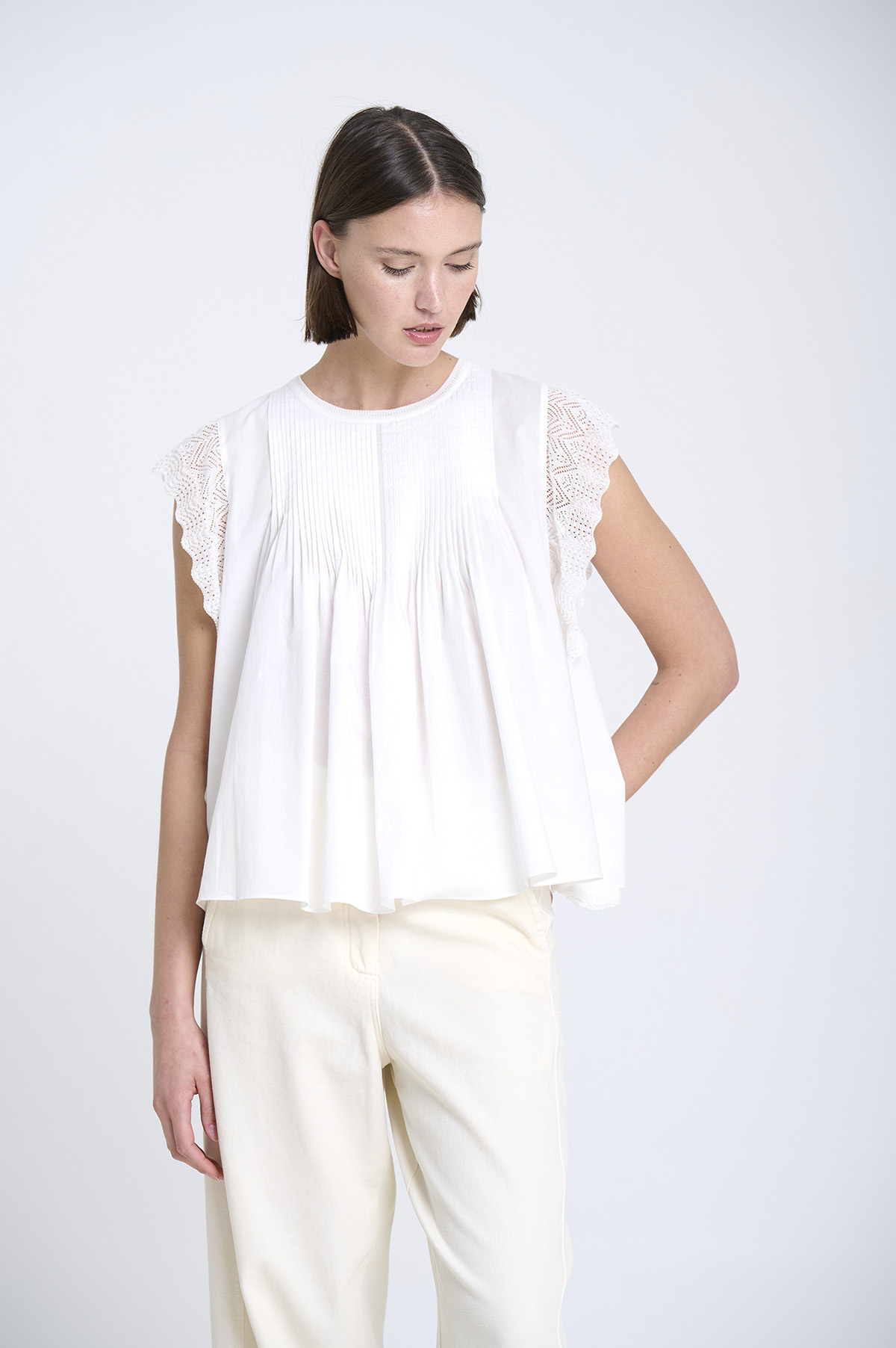 Blusa romántica combinada | ICONIC PIECES 3