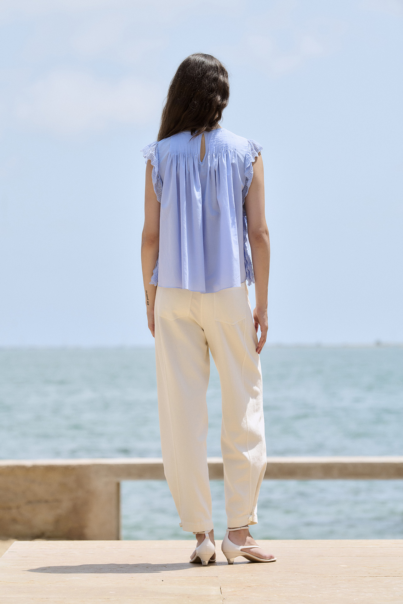 Blusa romántica combinada | ICONIC PIECES 1