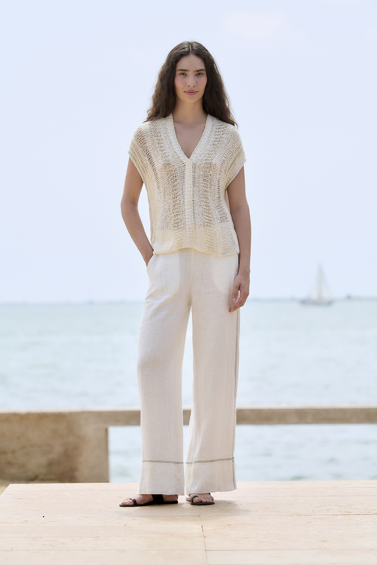 Jersey sin mangas rústico 2