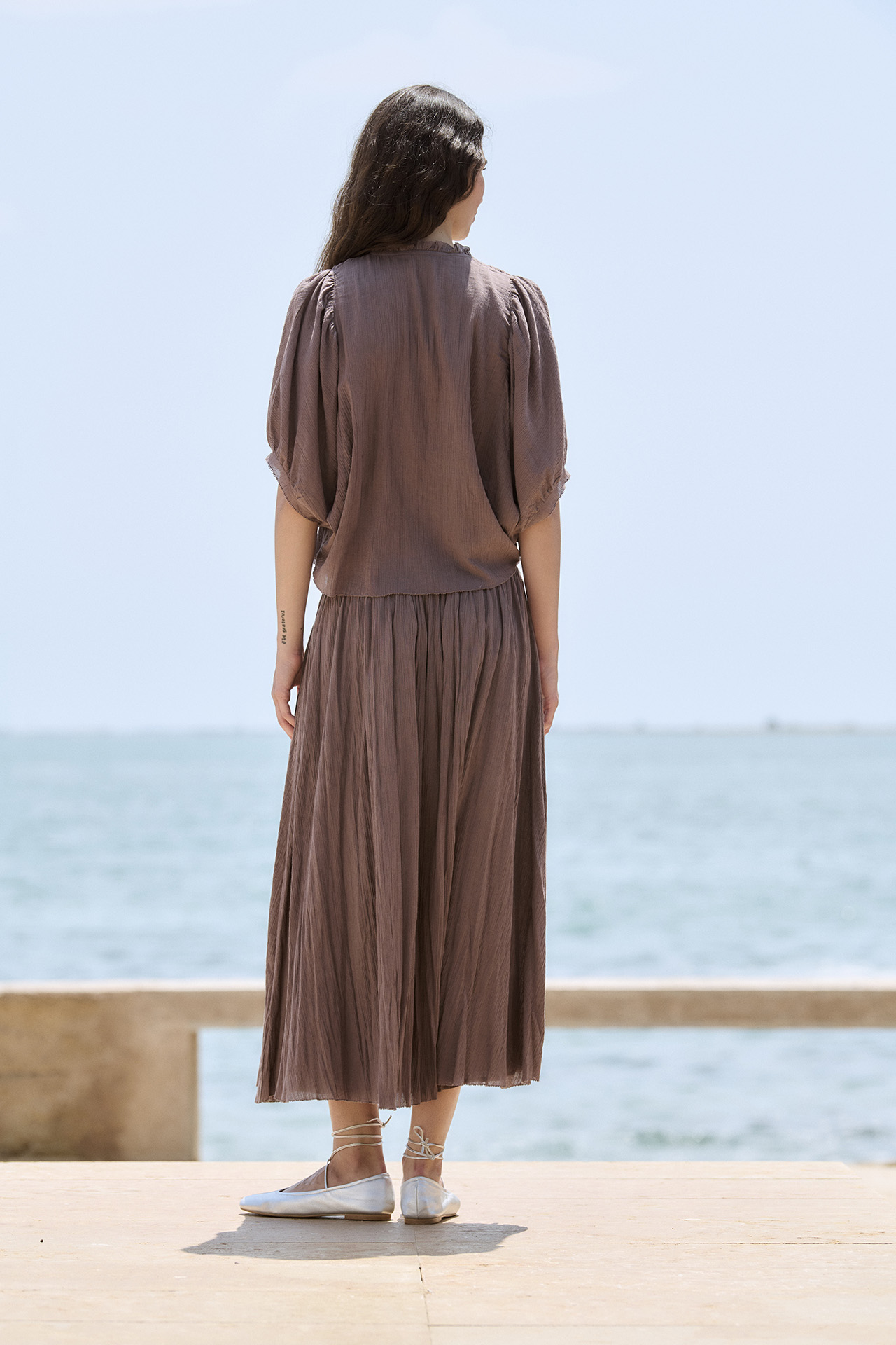 Blusa de bambula y encaje 3