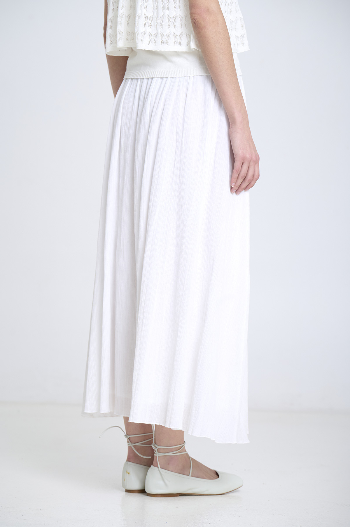 Falda midi de bambula 3