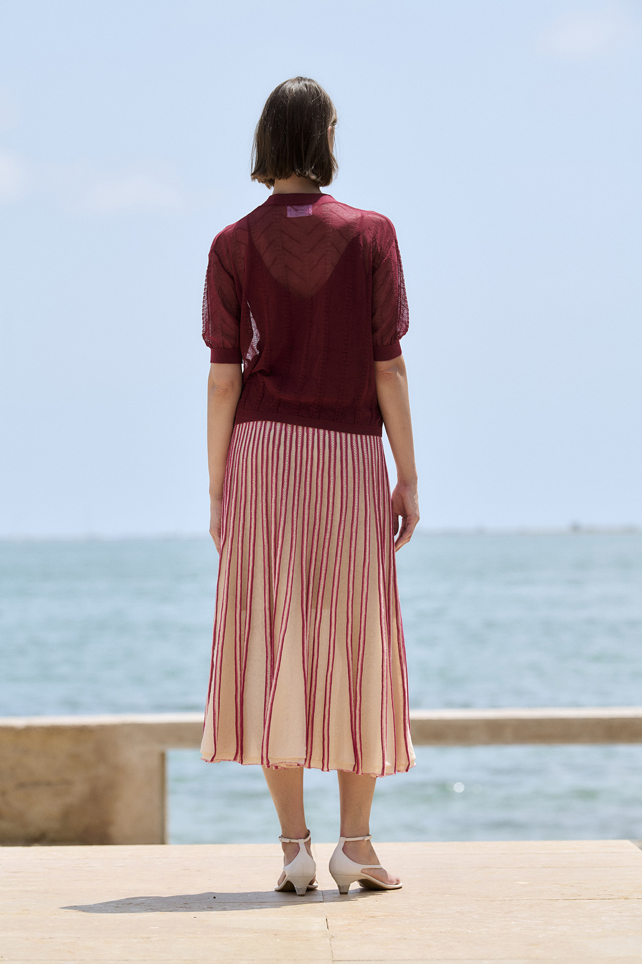 Chaqueta de punto de manga corta 1