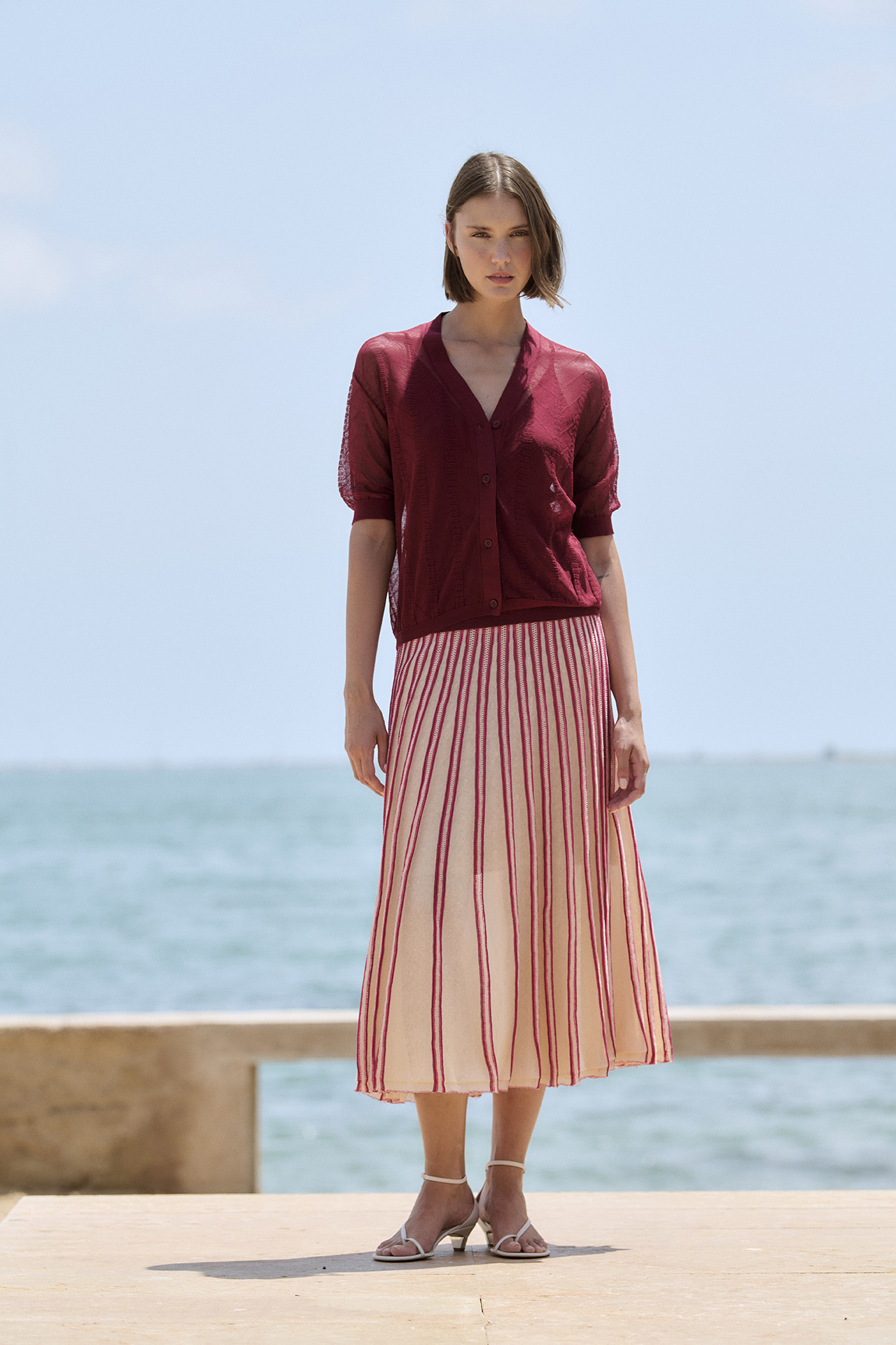 Chaqueta de punto de manga corta 2