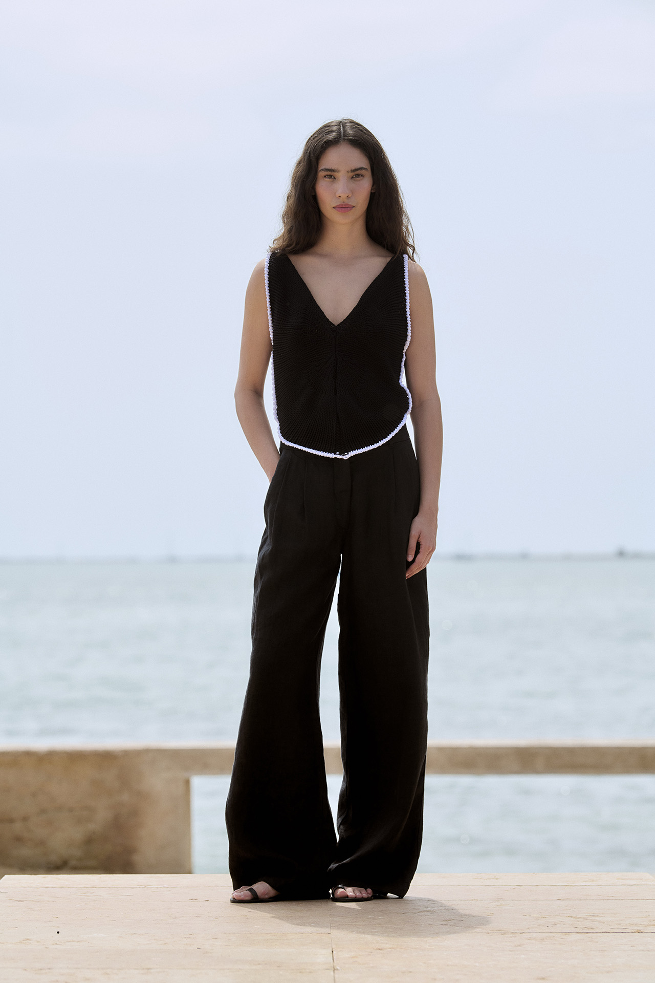 Top radial de punto grueso