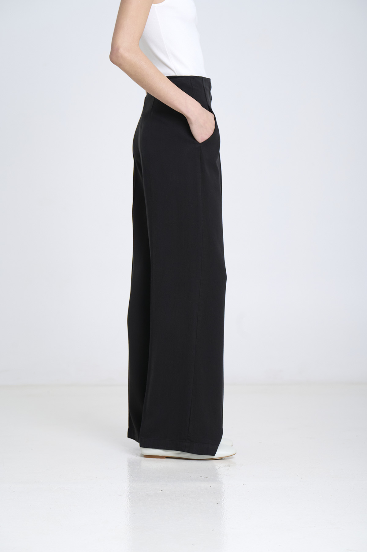 Wide-Leg Fluid Pants 2