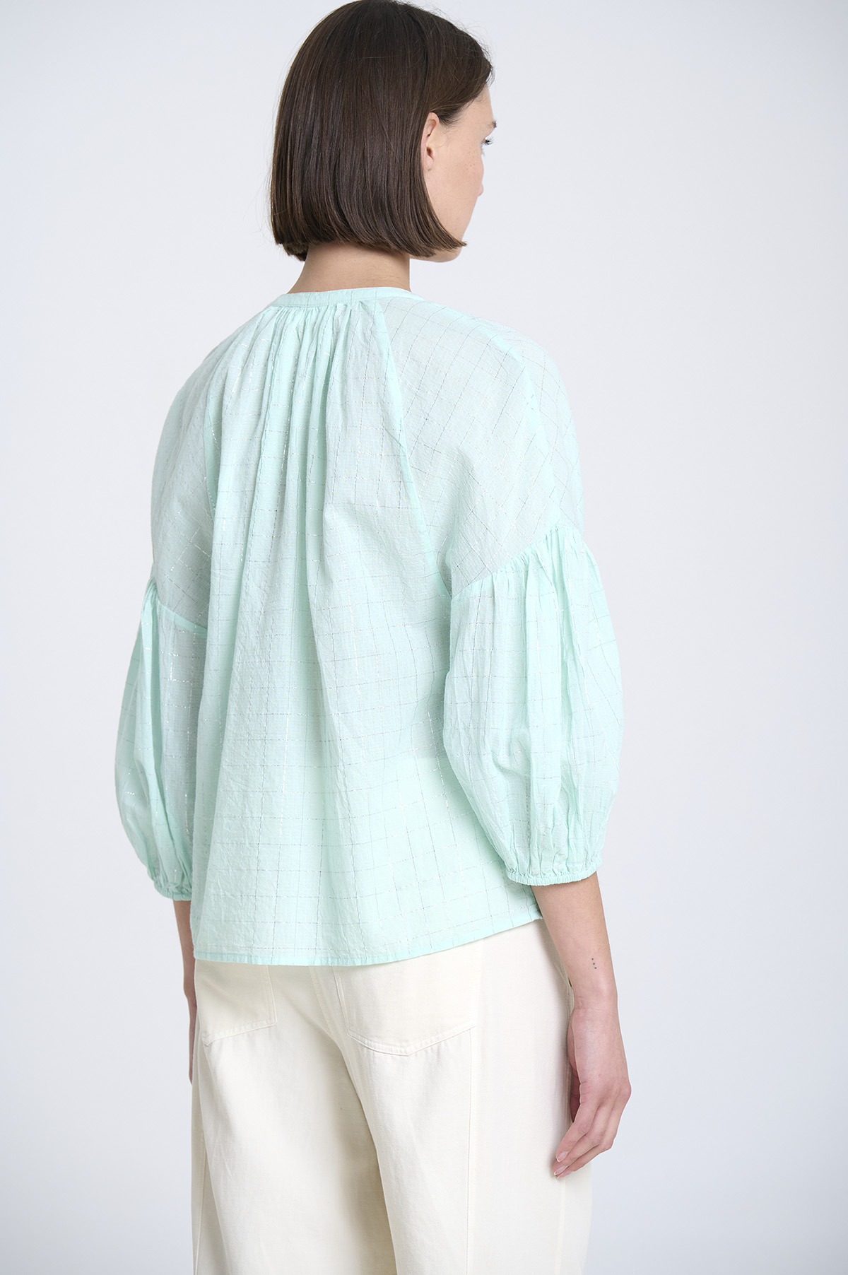 Lurex-Detail Blouse 2