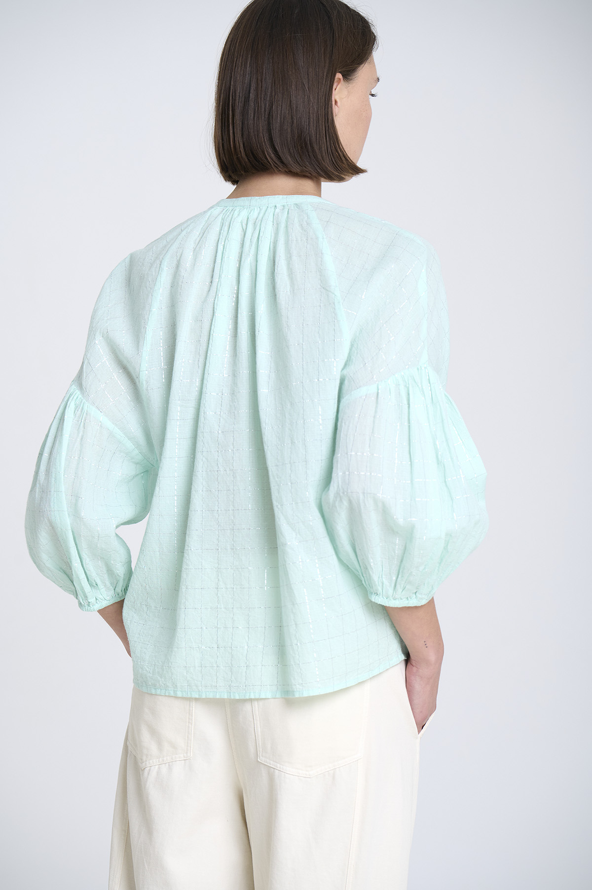 Lurex-Detail Blouse 4