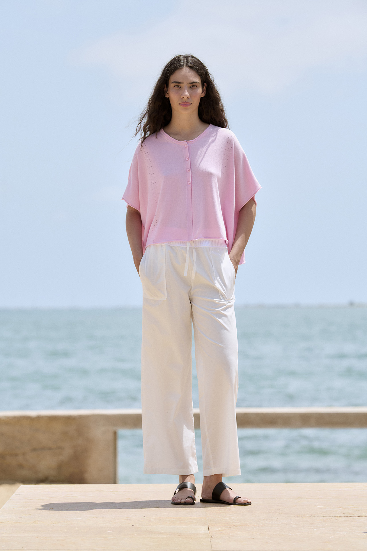 Chaqueta de punto oversize