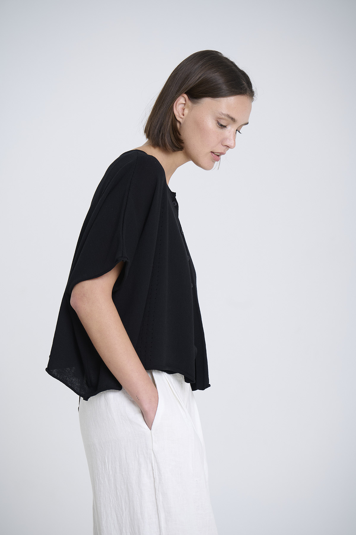 Oversized fine knit jacket 3