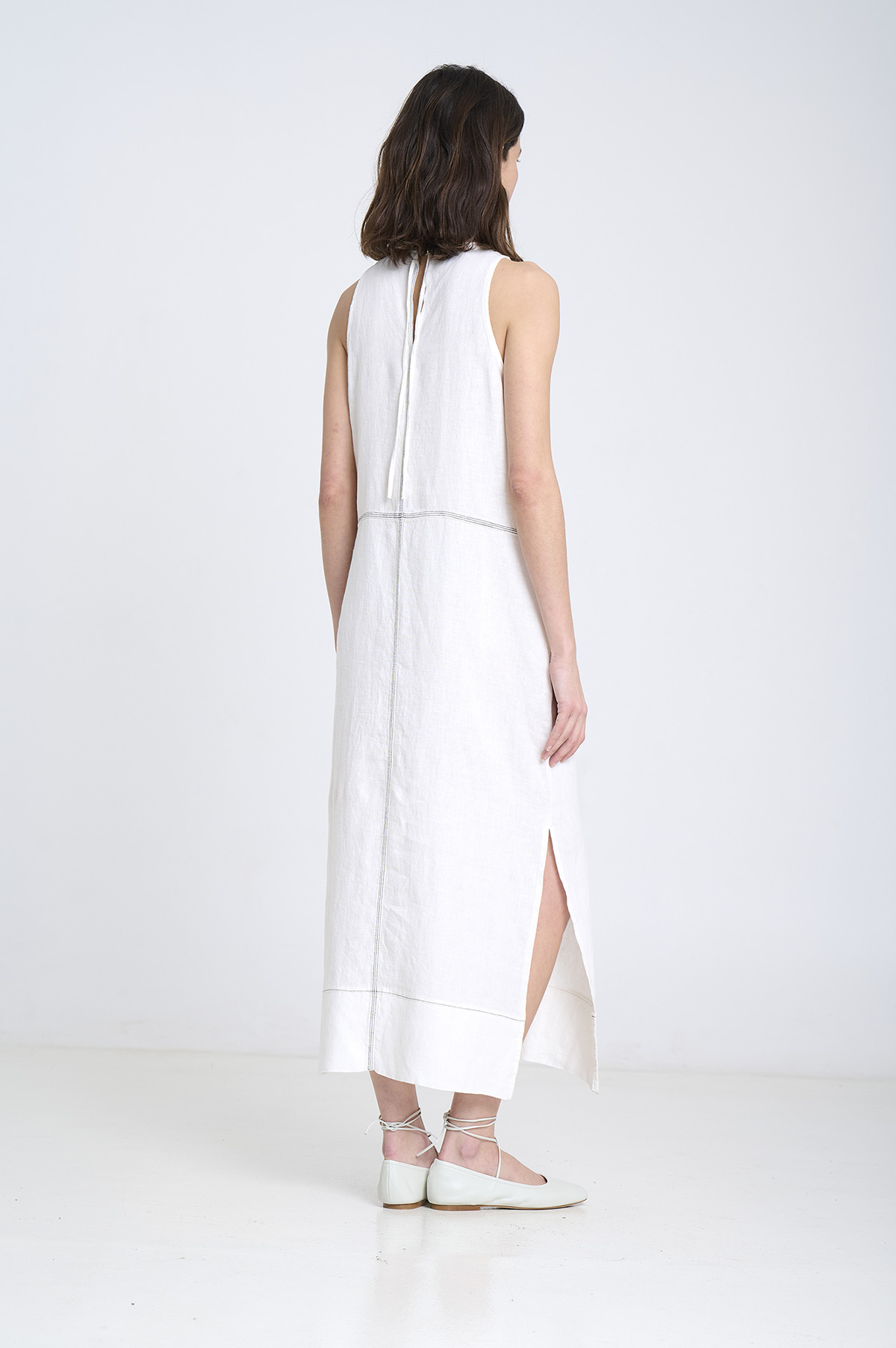 Long Linen Dress 2