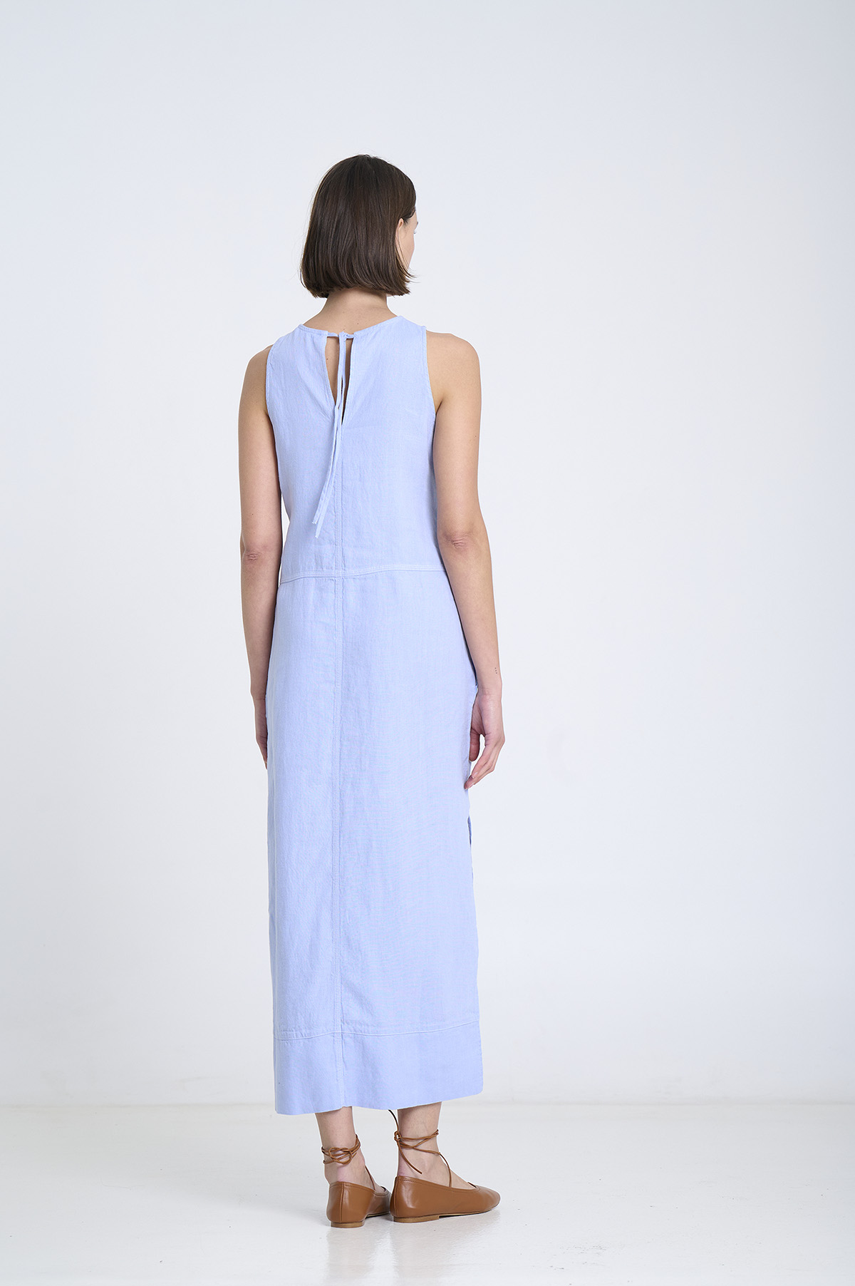 Long Linen Dress 4
