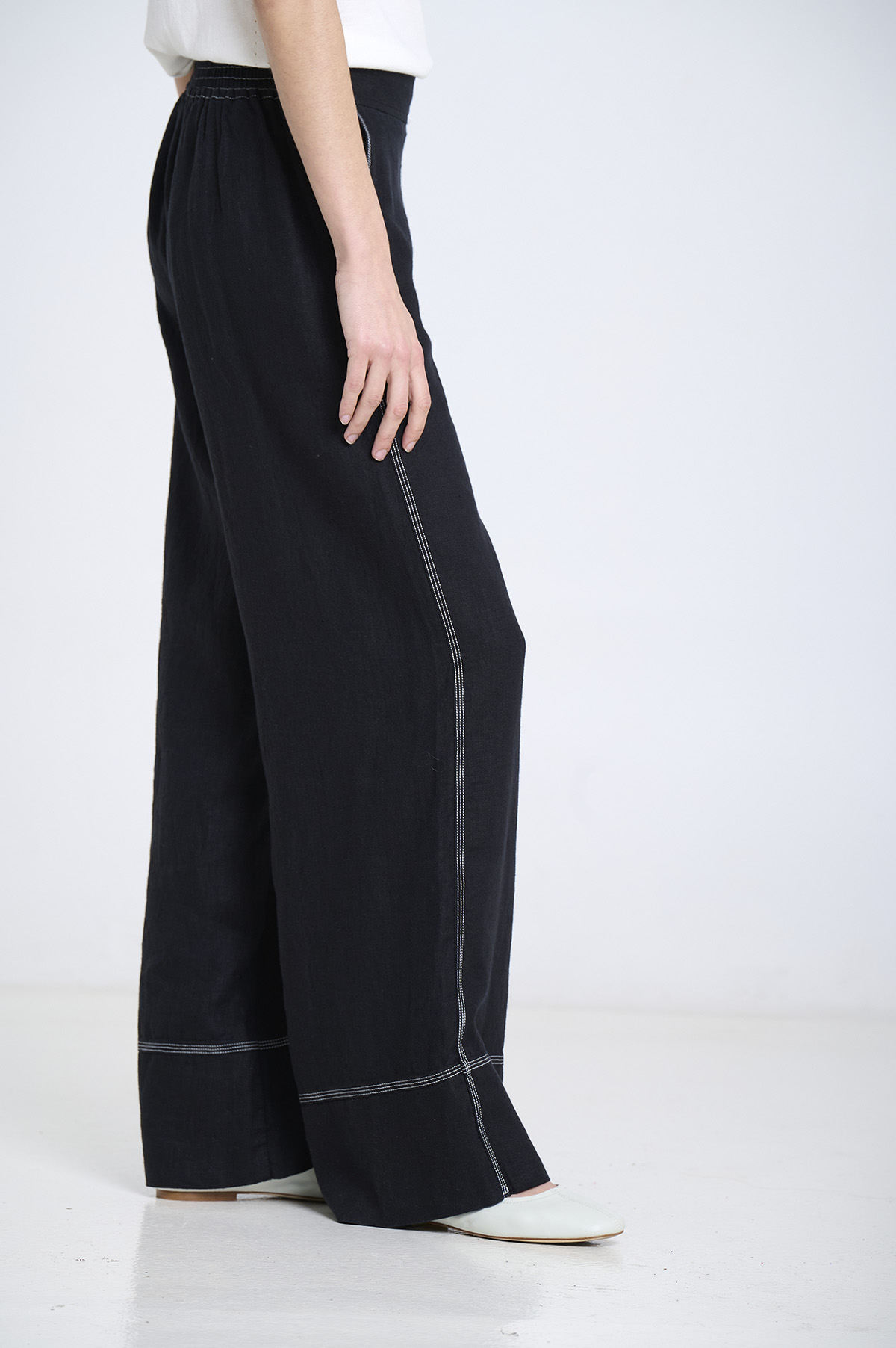 Straight Linen Pants 2