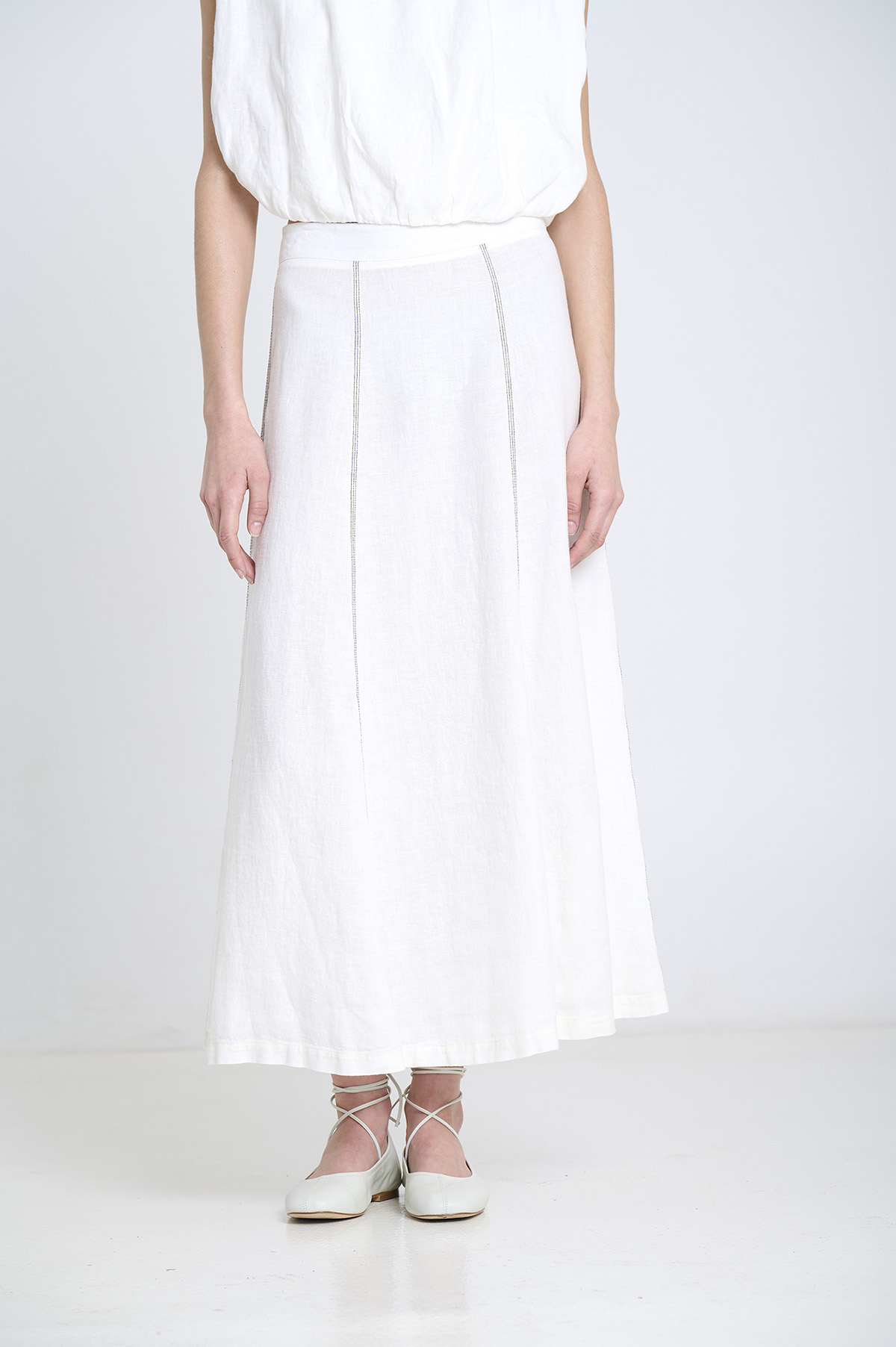 Midi Linen Skirt 1