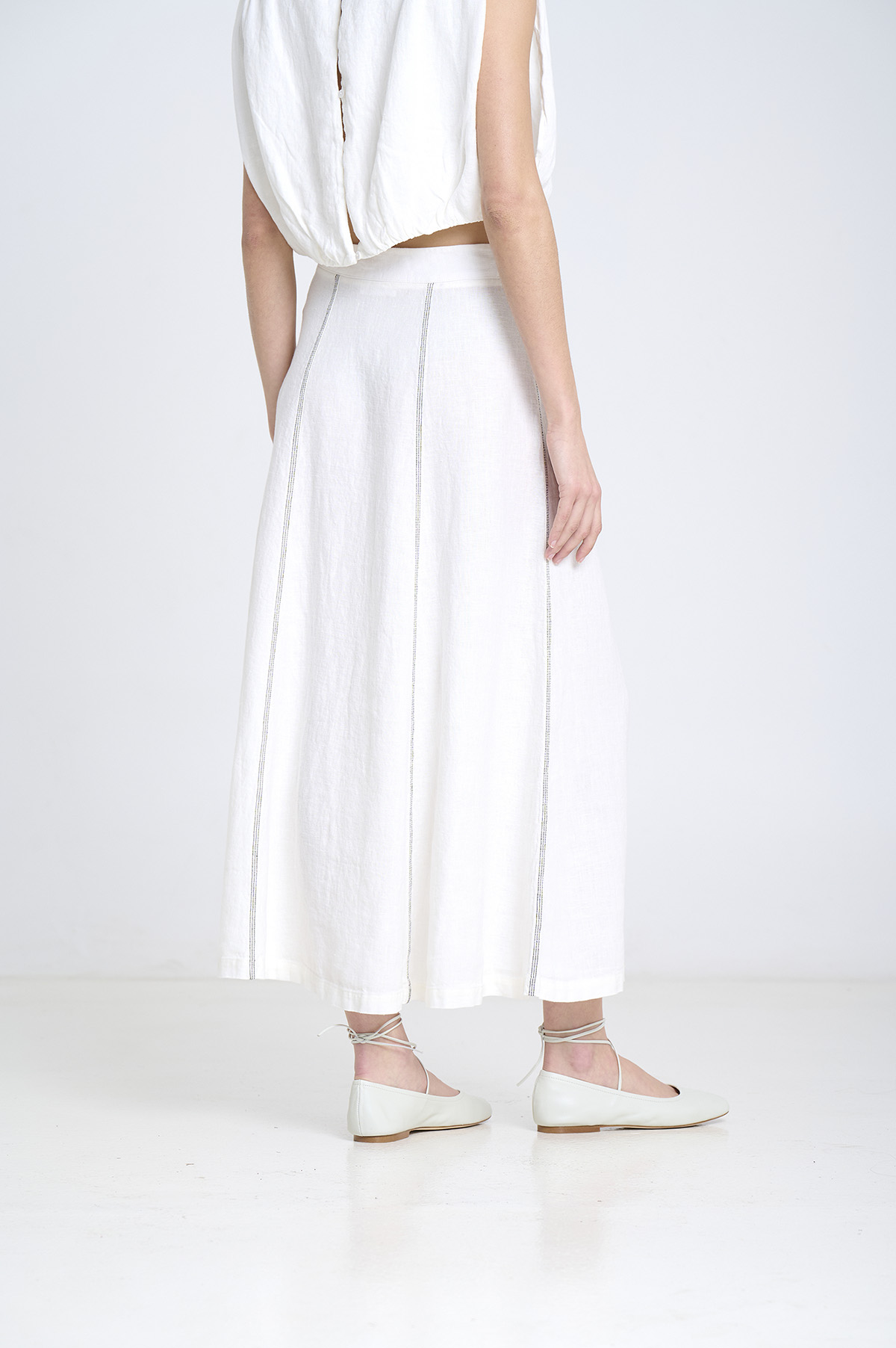 Midi Linen Skirt 3
