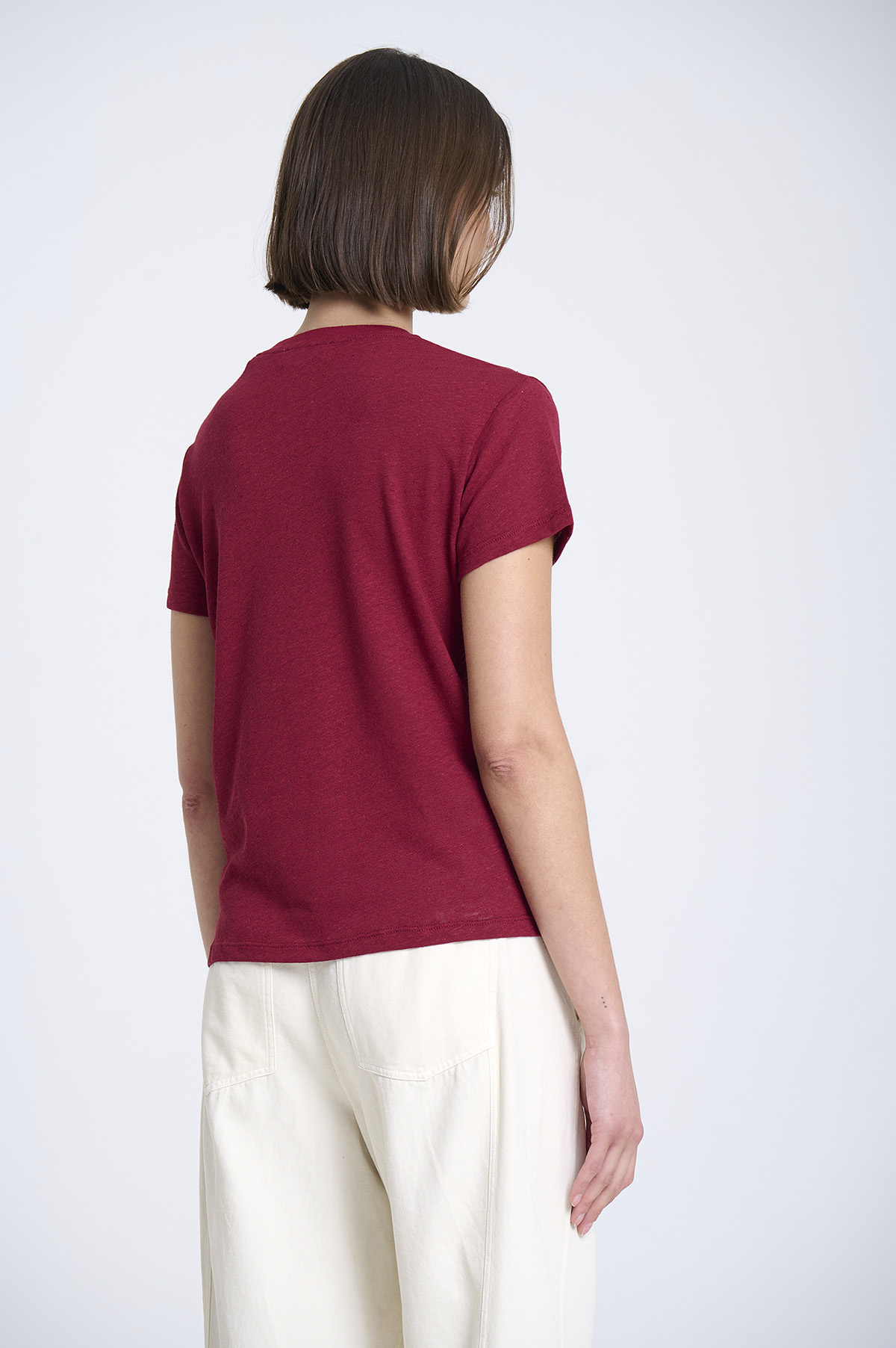 V-Neck Short Sleeve T-Shirt 3