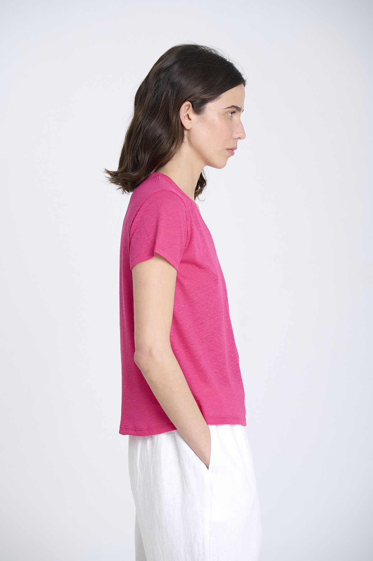 V-Neck Short Sleeve T-Shirt 1