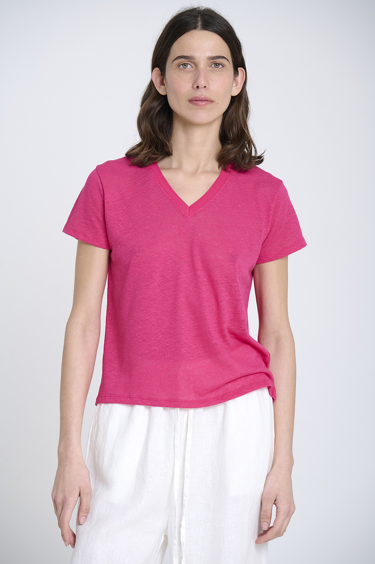 V-Neck Short Sleeve T-Shirt 3