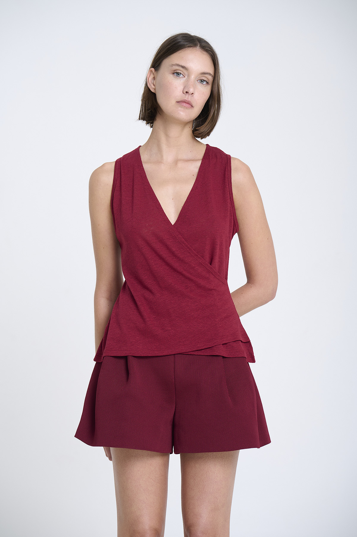 Cross-Over Circular Knit Top 3