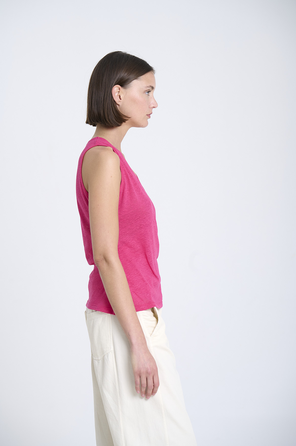 Cross-Over Circular Knit Top 1