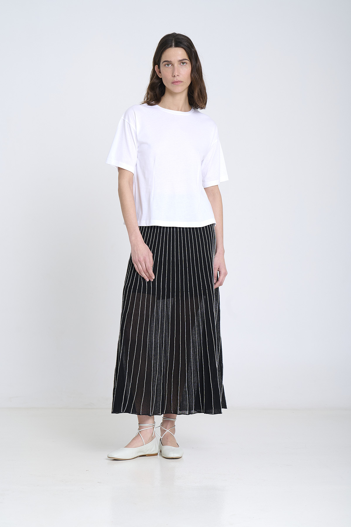 Short-Sleeve Pinched Top