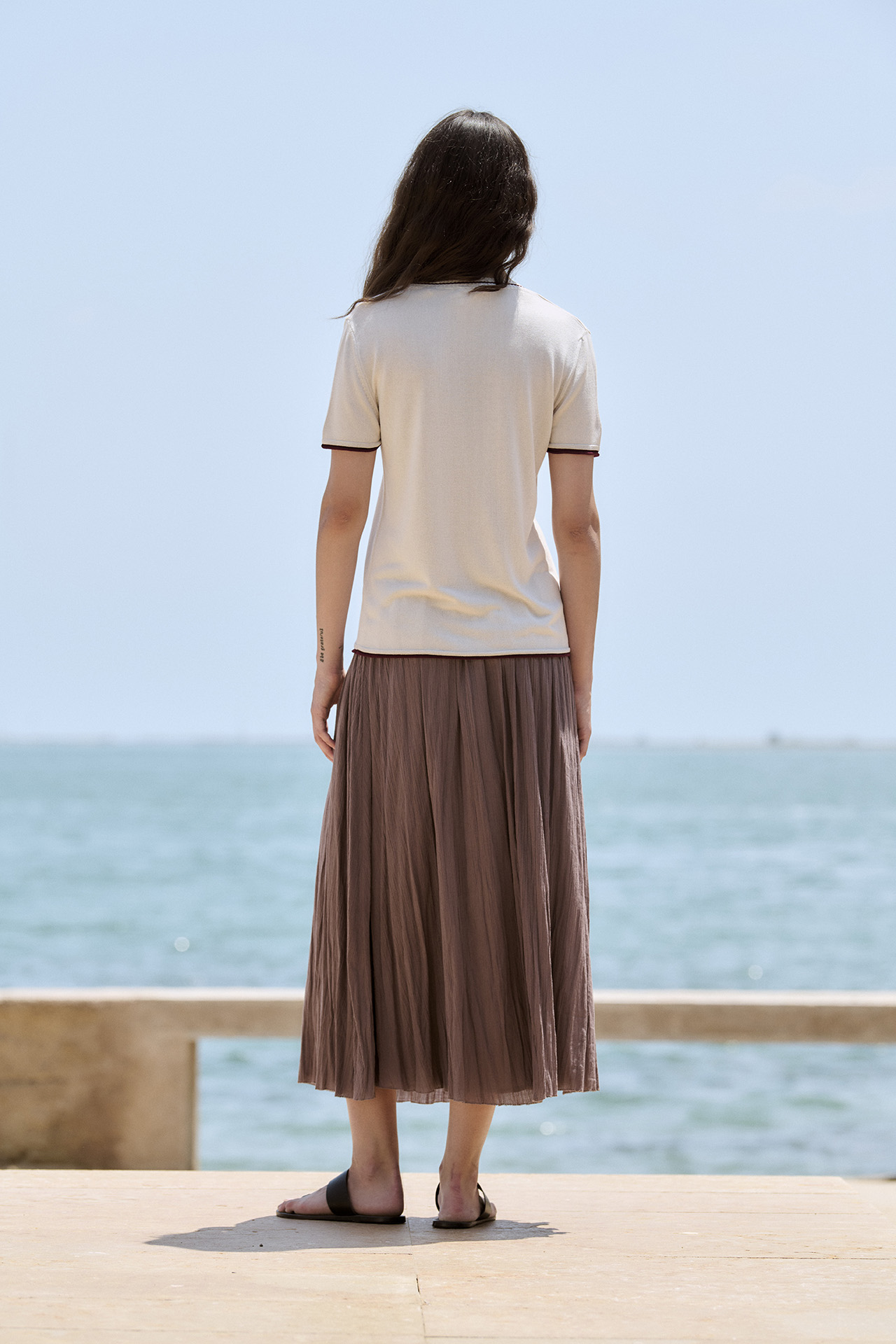 Jersey escote V manga corta 1