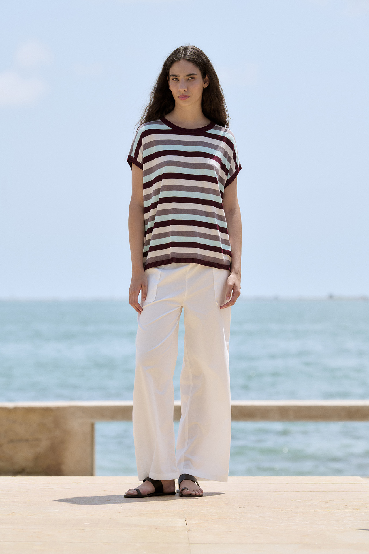 Jersey listado oversize