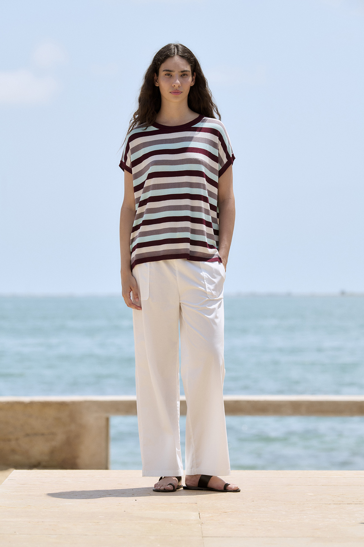 Jersey listado oversize 2