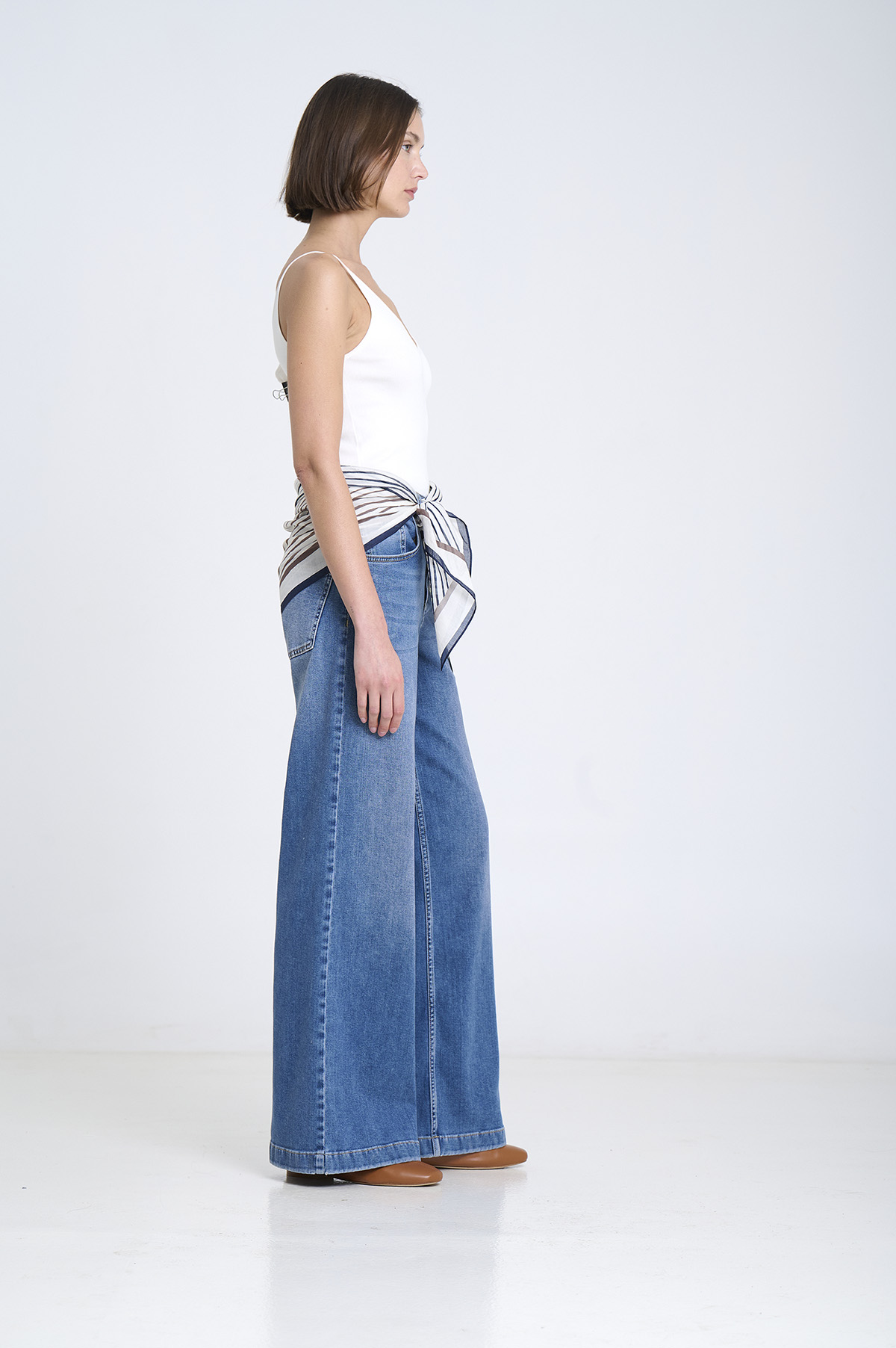 Light cotton voile scarf 1