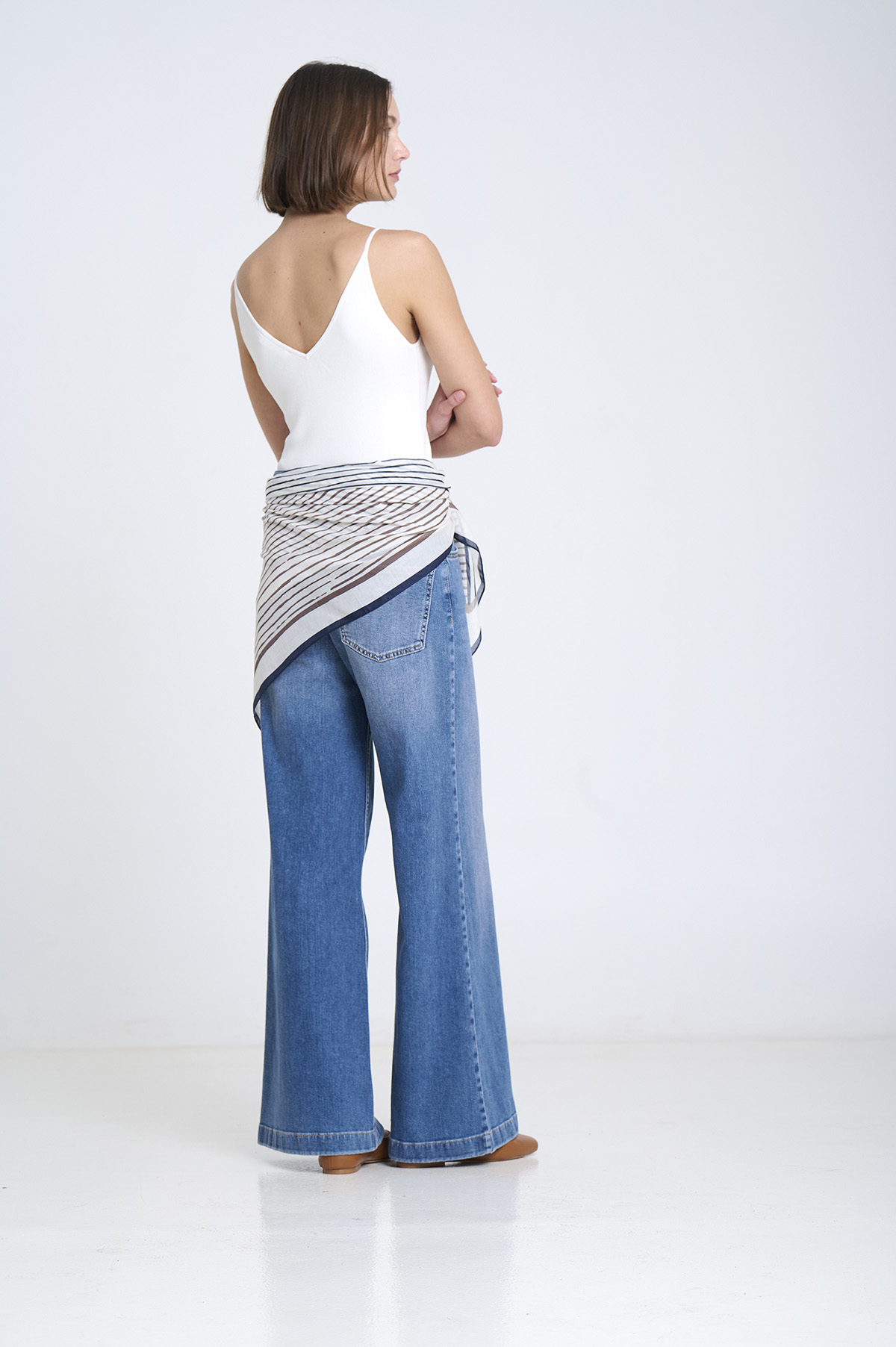 Light cotton voile scarf 2