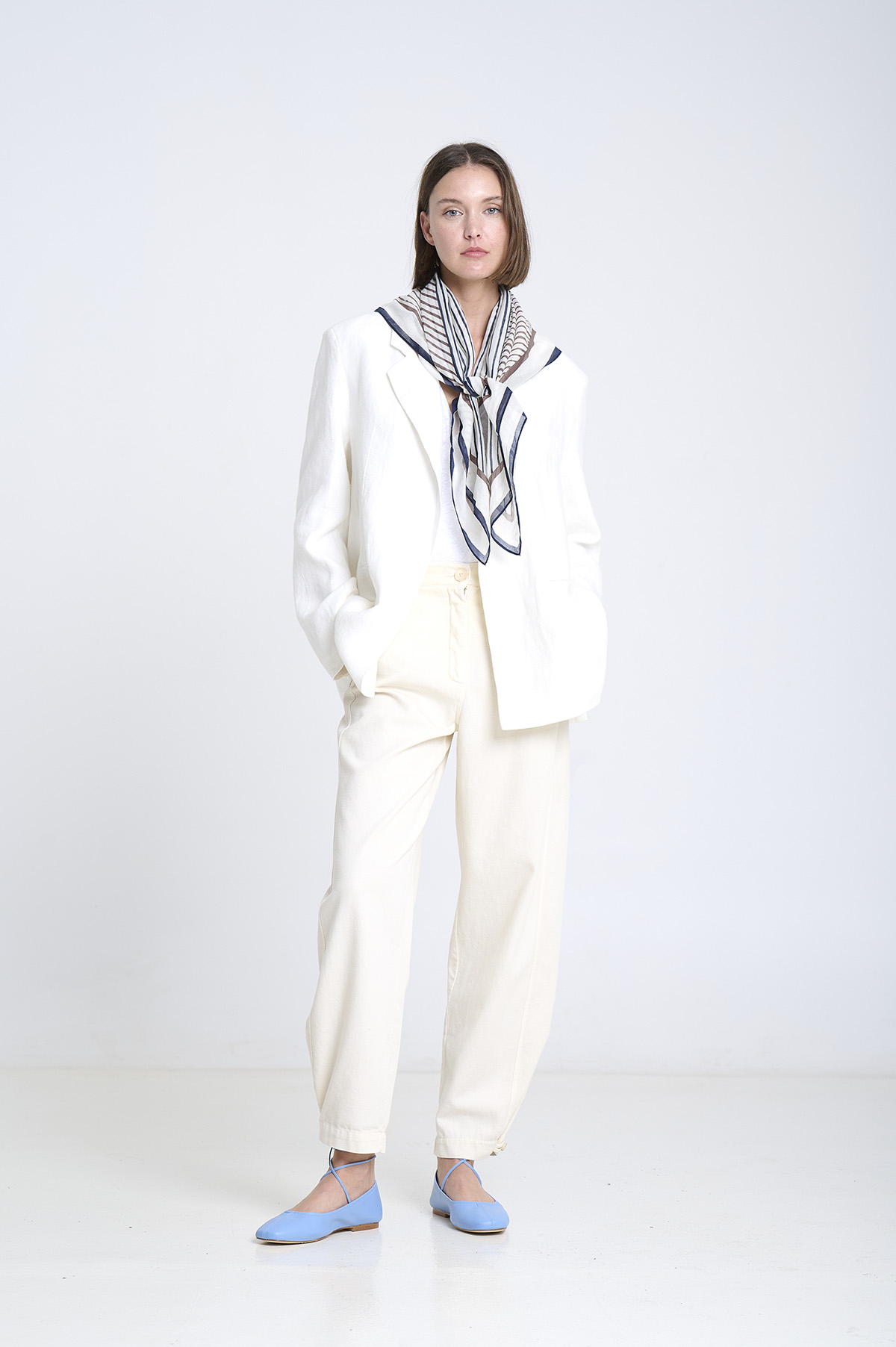 Light cotton voile scarf 5