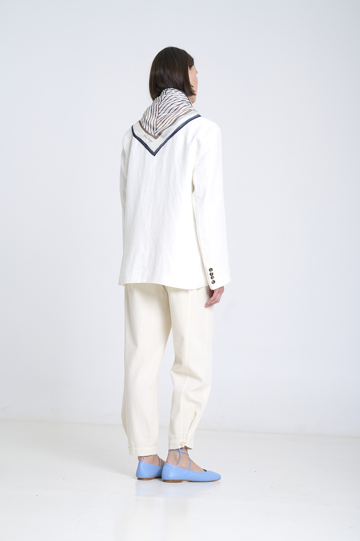 Light cotton voile scarf 7