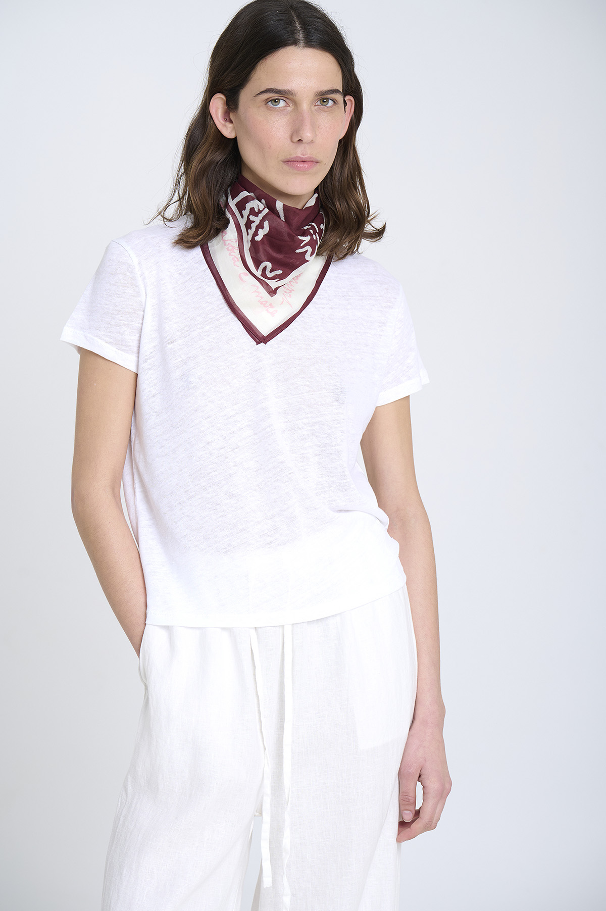 Light cotton voile scarf 2