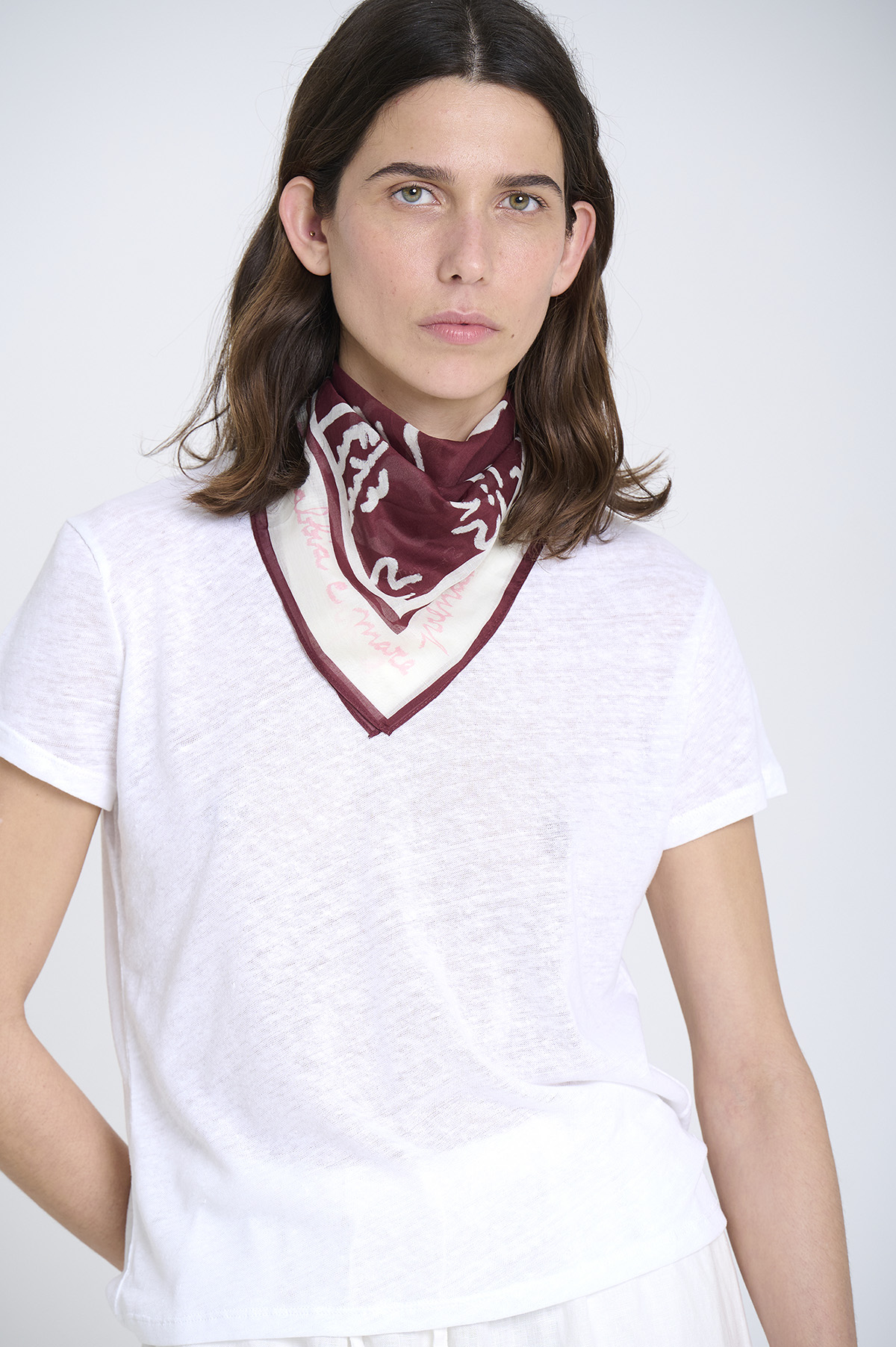 Light cotton voile scarf 3