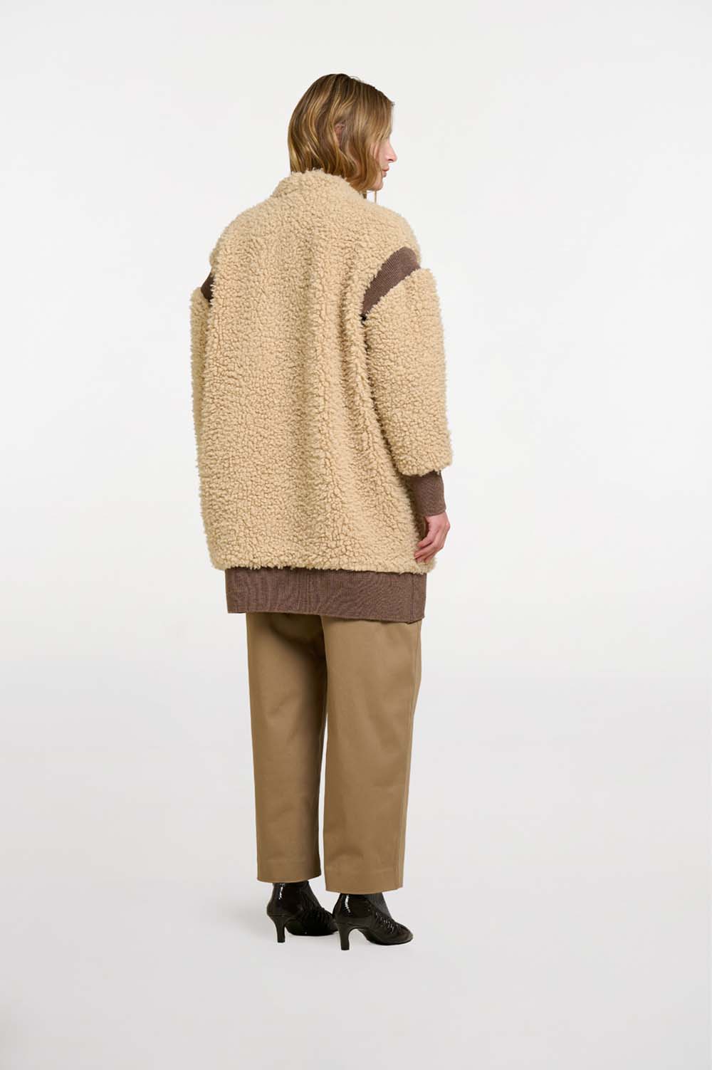 Oversized teddy coat 5