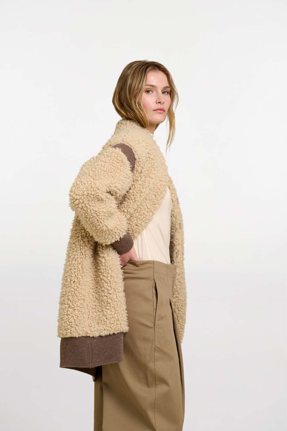 Oversized teddy coat 4