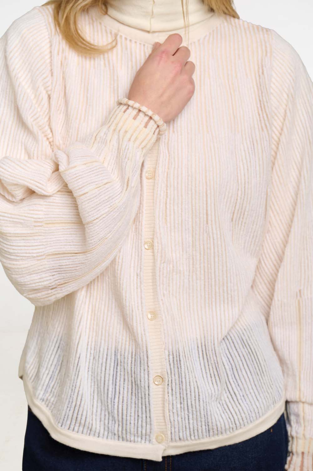 Radial knit cardigan | ICONIC PIECES 3