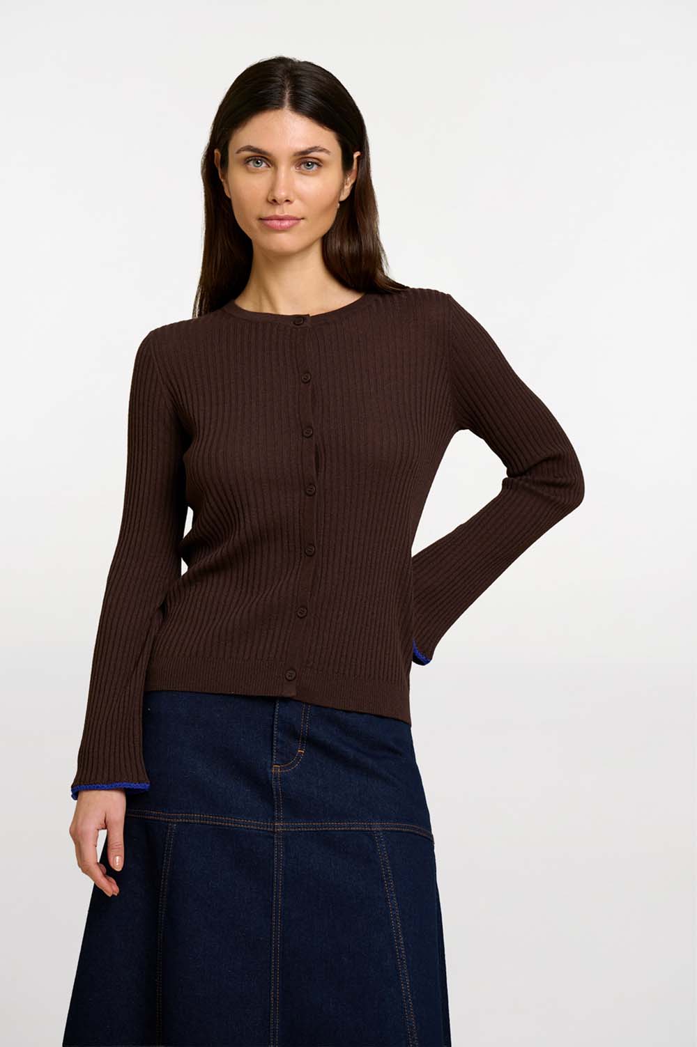 Ribbed crochet cardigan 2