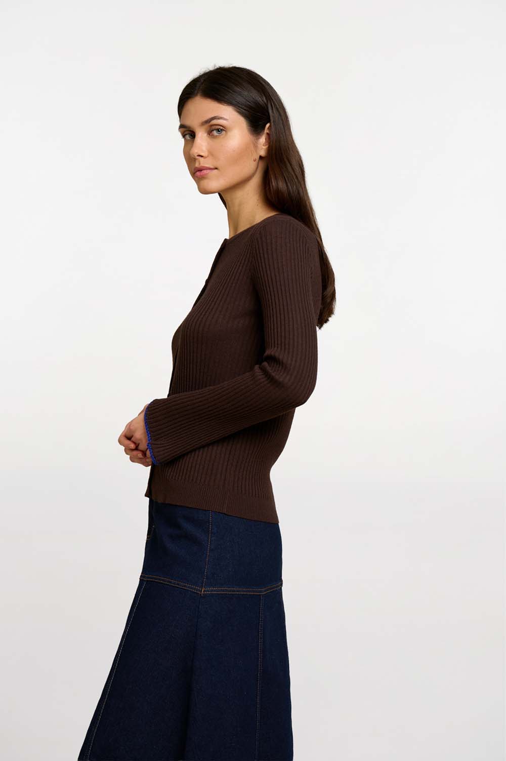 Ribbed crochet cardigan 4