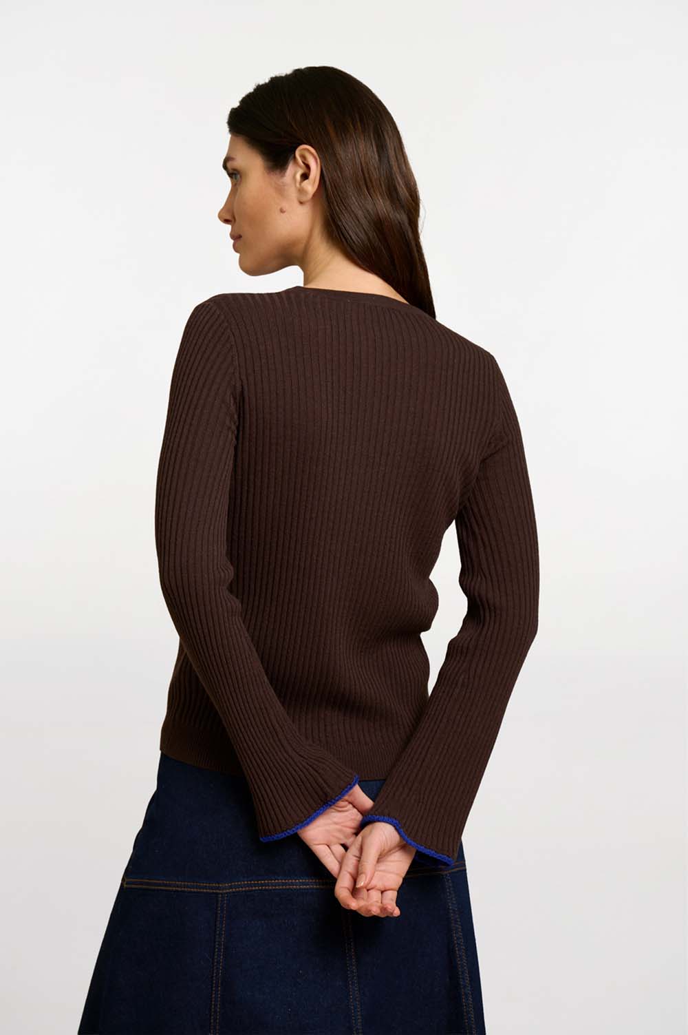 Ribbed crochet cardigan 6